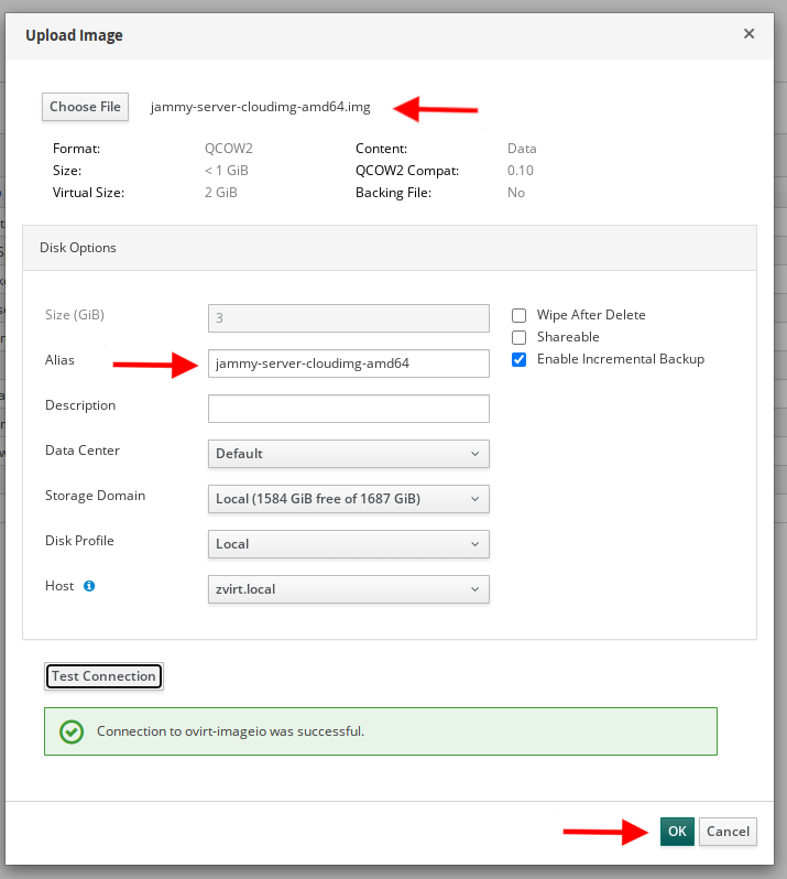 Uploading a cloud-image of the OS to the repository